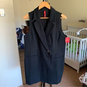 Spanx Ponte Vest Dress Black NWT XL